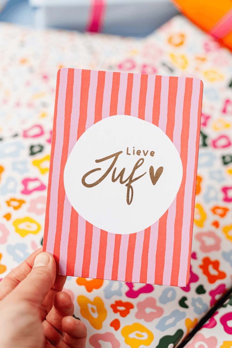 Kaart - Lieve Juf