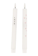 Afbeelding in Gallery-weergave laden, Zusss - Ledkaarsen Love - Wit/Groen/Rood