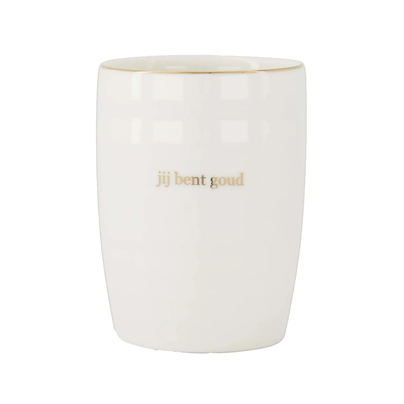 Zusss - Koffiemok Jij bent Goud - Wit / Goud