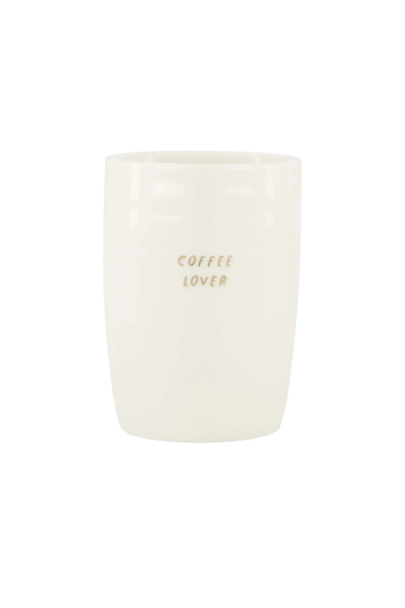 Zusss - Koffiemok coffee lover wit/goud