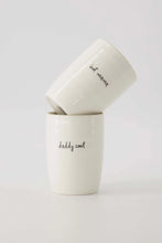 Afbeelding in Gallery-weergave laden, Zusss - Koffiemok daddy cool wit/zand/zwart