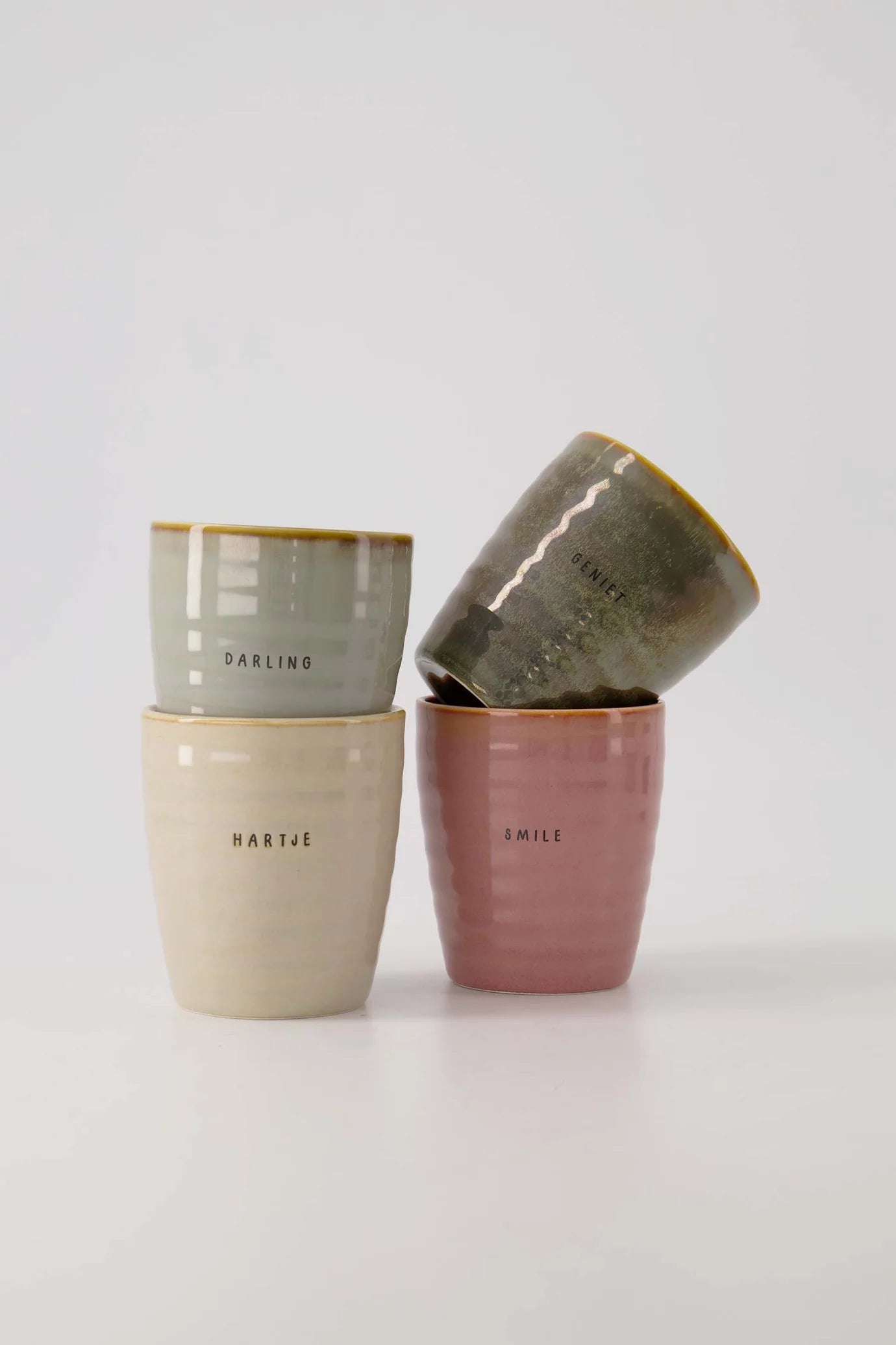 Zusss - koffiemok darling grijsblauw