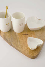 Afbeelding in Gallery-weergave laden, Zusss Serveerplank hout hartje naturel