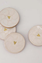 Afbeelding in Gallery-weergave laden, Zusss - Onderzetters Parelmoer Hartje - Set van 4