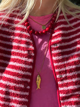 Afbeelding in Gallery-weergave laden, Teddy gilet - Lichtroze/rood