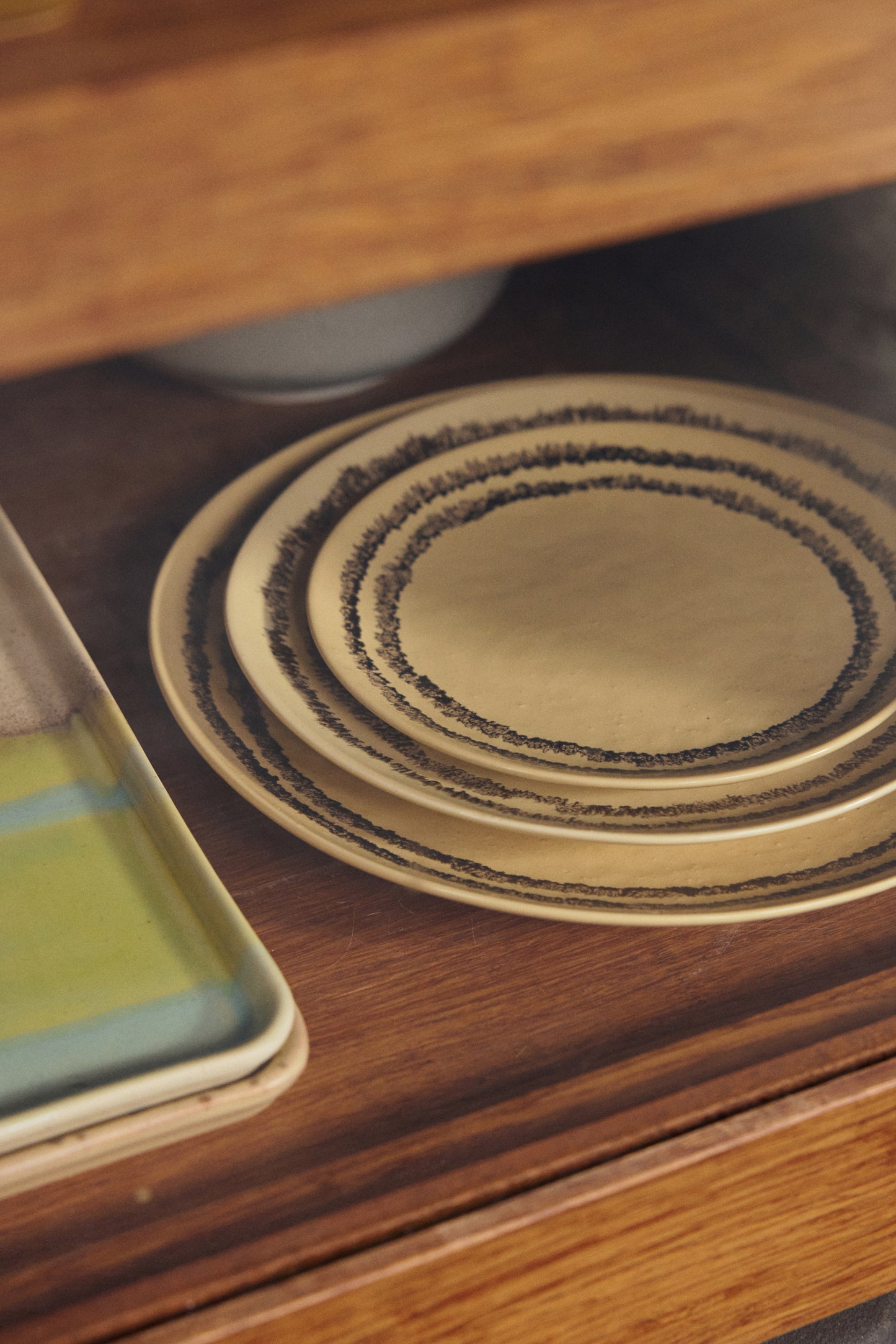 Hkliving 70s ceramics - Side plates Vanilla (set of 2)
