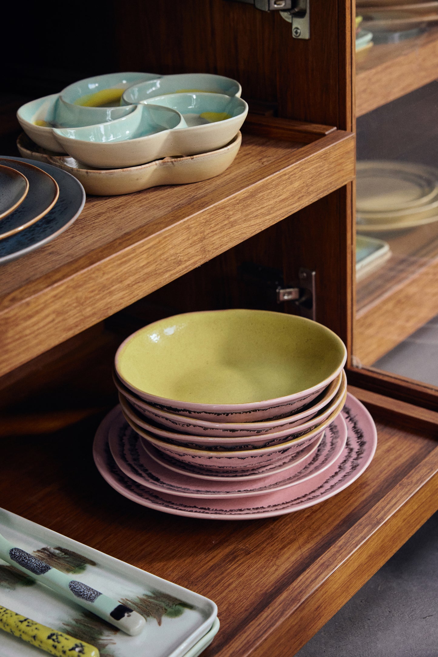 Hkliving 70s ceramics - Dinner plates Bubble (set of 2)