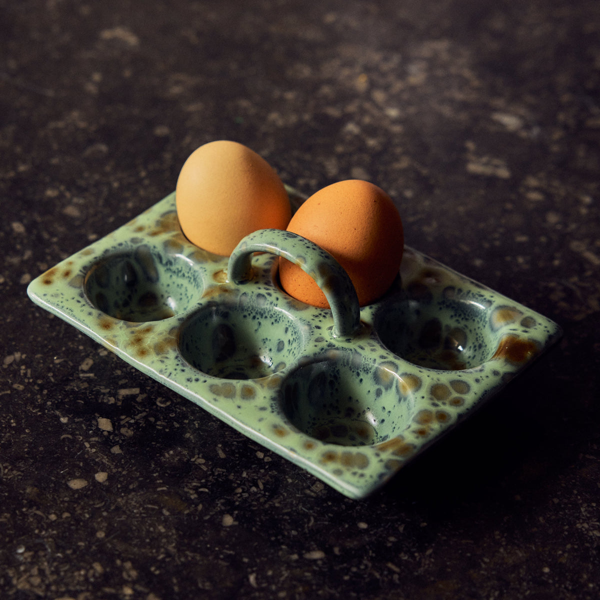 Hkliving 70s ceramics - Egg tray Minty