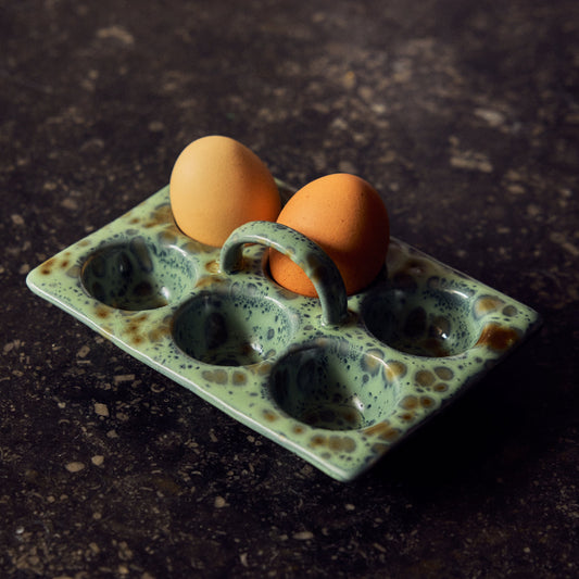 Hkliving 70s ceramics - Egg tray Minty