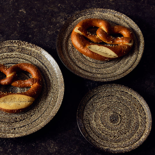 Hkliving 70s ceramics - Side plates, Brew (set van 2)