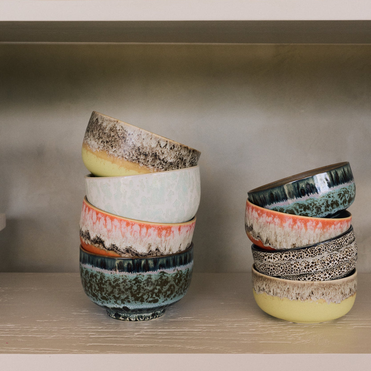 Hkliving 70s ceramics - Dessert bowl, Fierce
