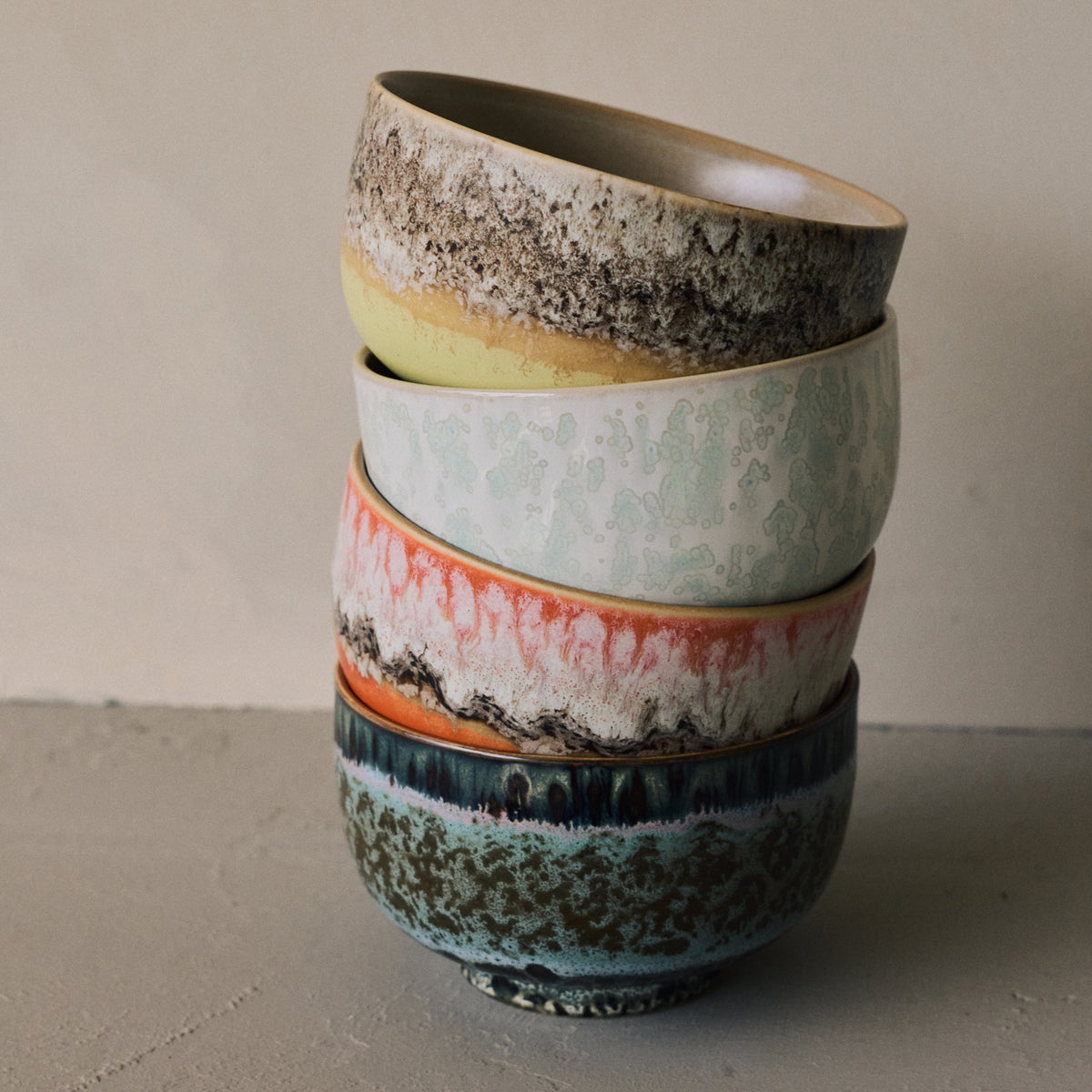 Hkliving 70s ceramics - Noodle bowl, Lotus