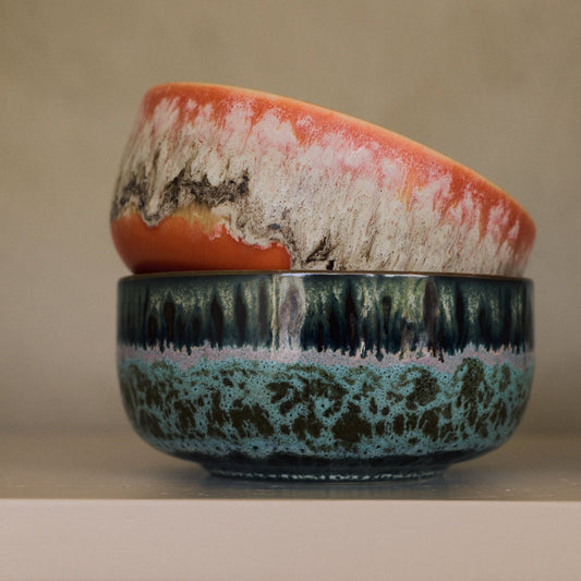 Hkliving 70s ceramics - Dessert bowl, Fierce