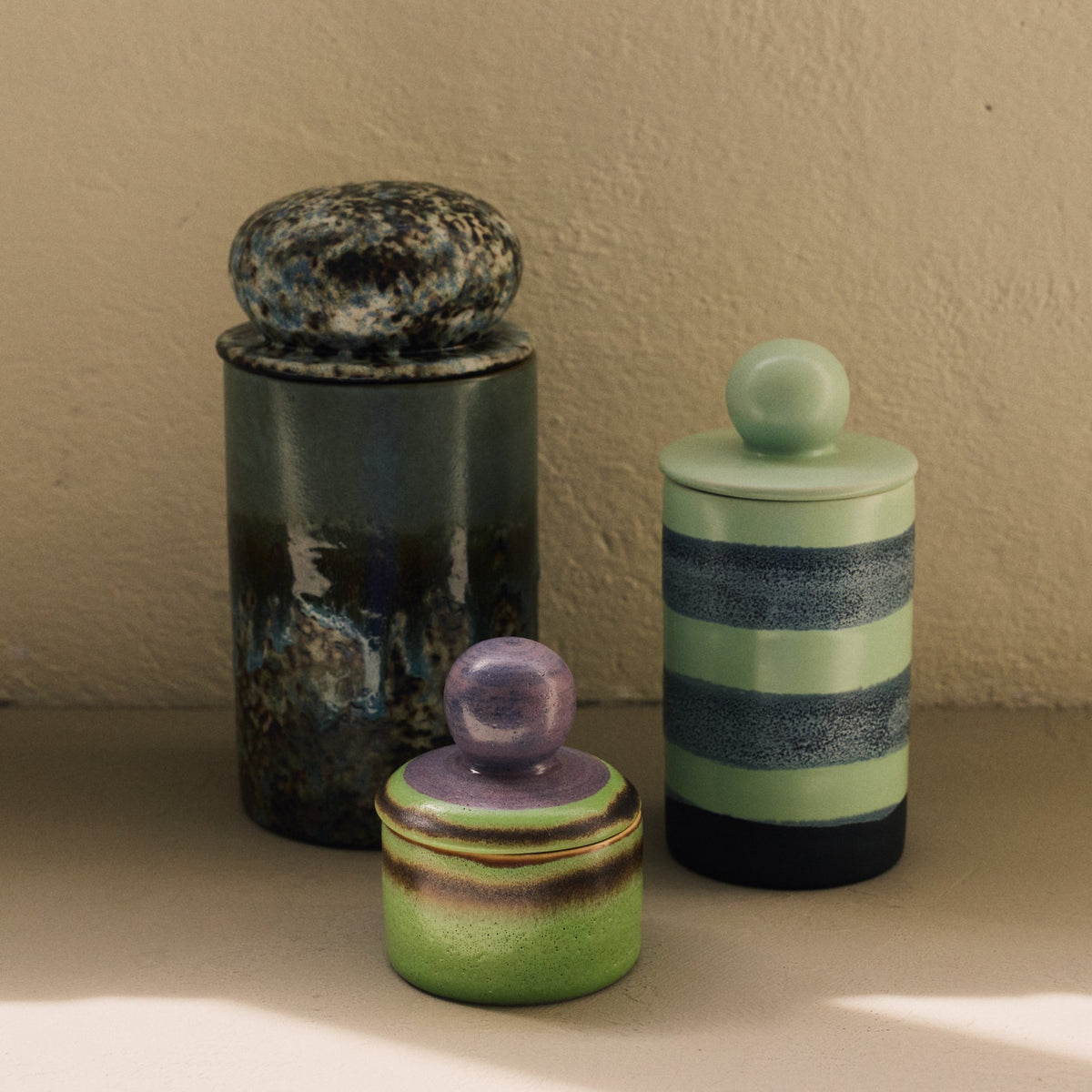 Hkliving 70s ceramics - XS storage jar, Mochi