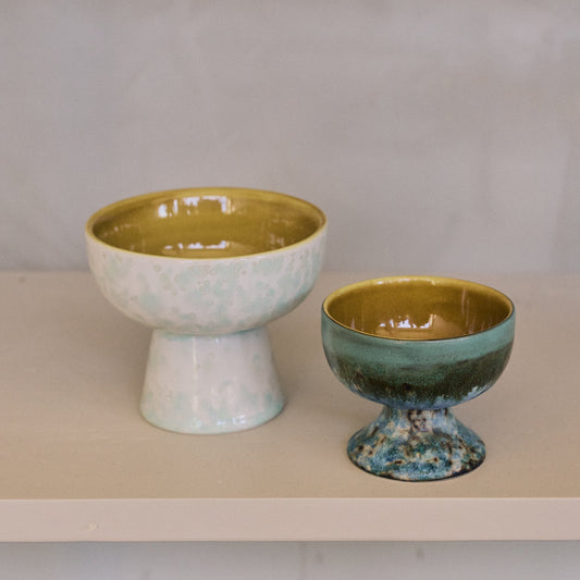 Hkliving 70s ceramics - Medium coupe, Agave