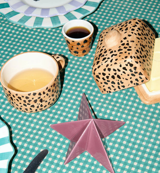 Anna + Nina - Leopard Cappuccino Mug