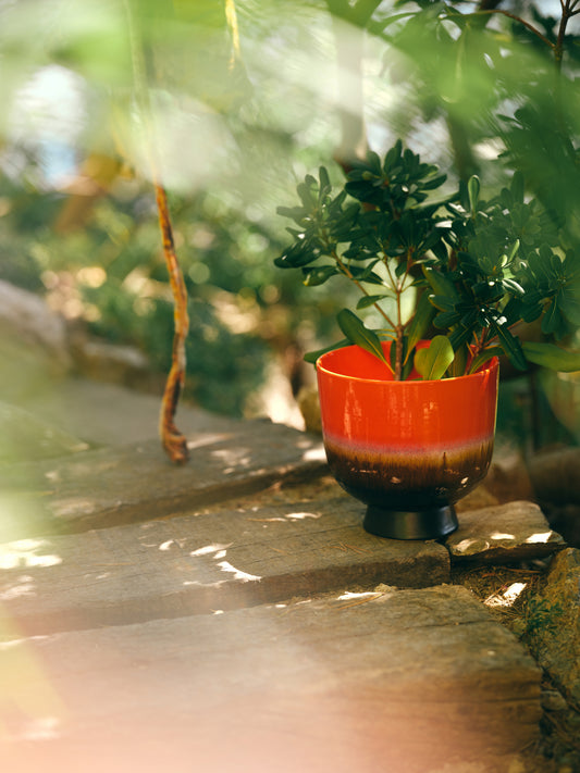Hkliving Retro flower pot - Cherry red