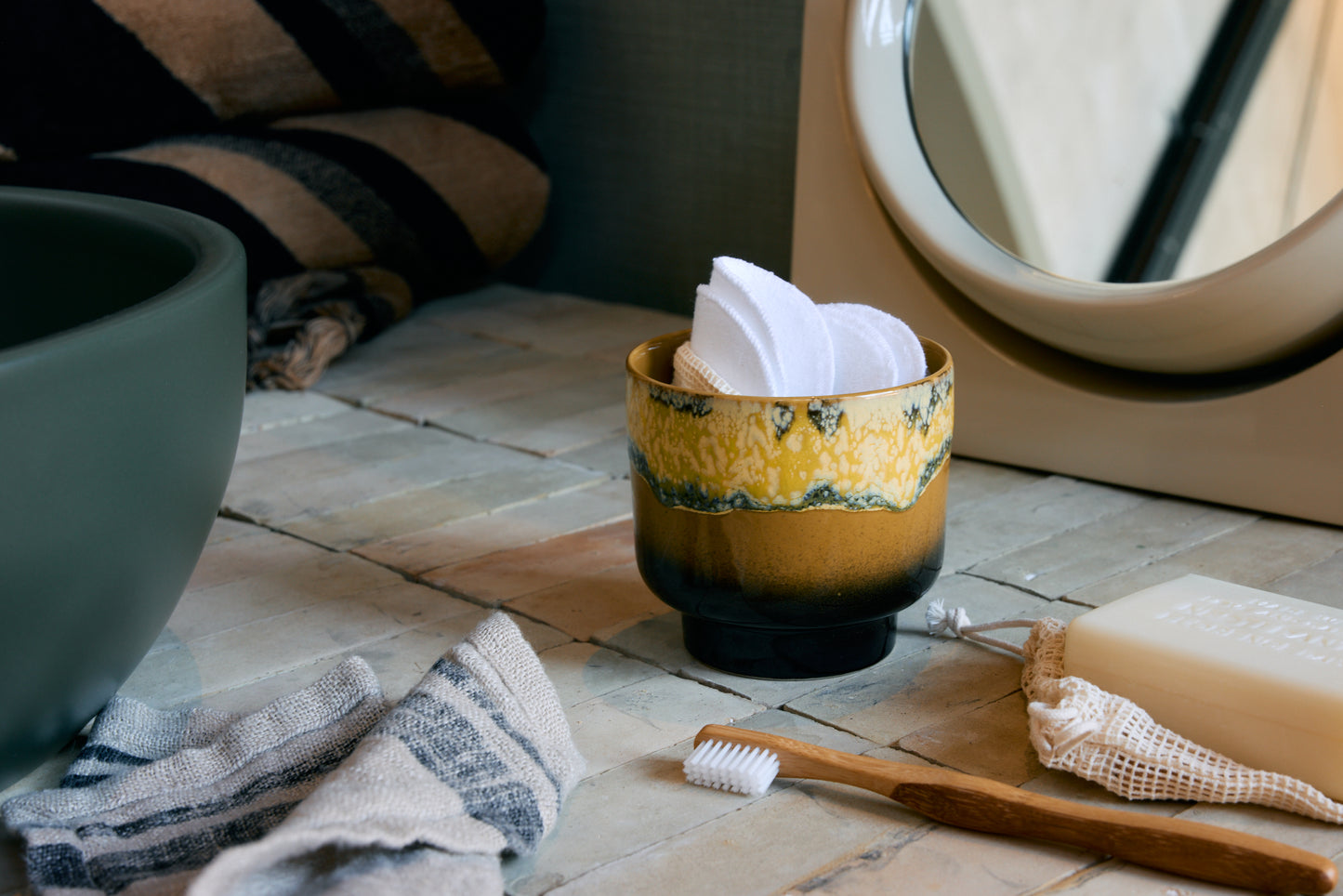 Hkliving 70s ceramics - Scented candle Valencia