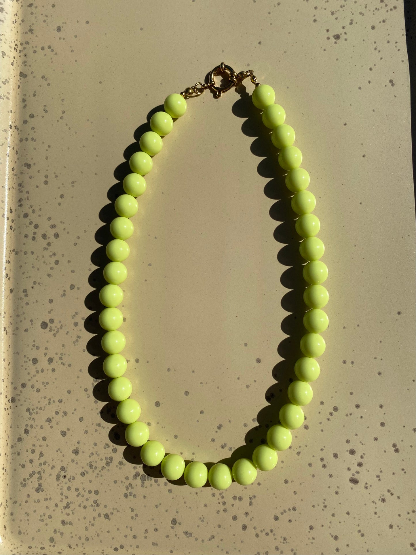 Kralenketting Ibiza S - Lime