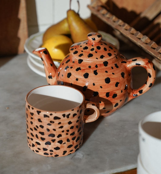 Anna Nina Leopard Teapot