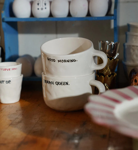 Anna + Nina - Drama Queen cappucciono mug