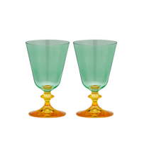 Afbeelding in Gallery-weergave laden, Anna + Nina - Arancia Short Wine Glass Set of 2