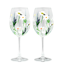 Afbeelding in Gallery-weergave laden, Anna + Nina - Springtime Toast Wine Glass Set of 2