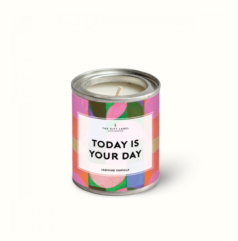 Candle tin - Today is your day