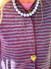 Afbeelding in Gallery-weergave laden, Teddy gilet - Lichtblauw/paars