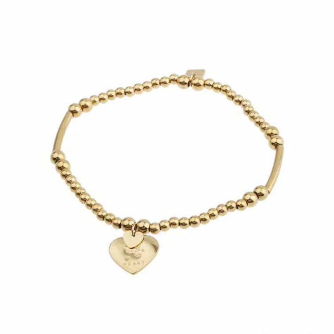 Armband kralen - Goud