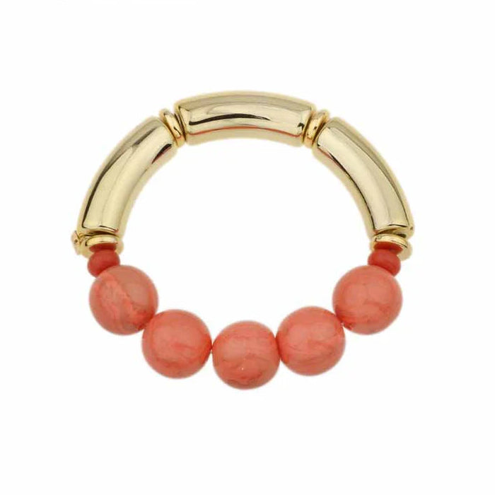 Armband - Oranje/goud