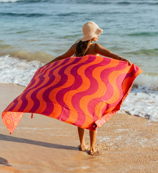 BUVANHA Travel handdoek - Curaçao M
