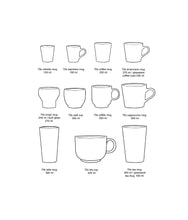 Afbeelding in Gallery-weergave laden, Hkliving 70s ceramics: café mug - Umber