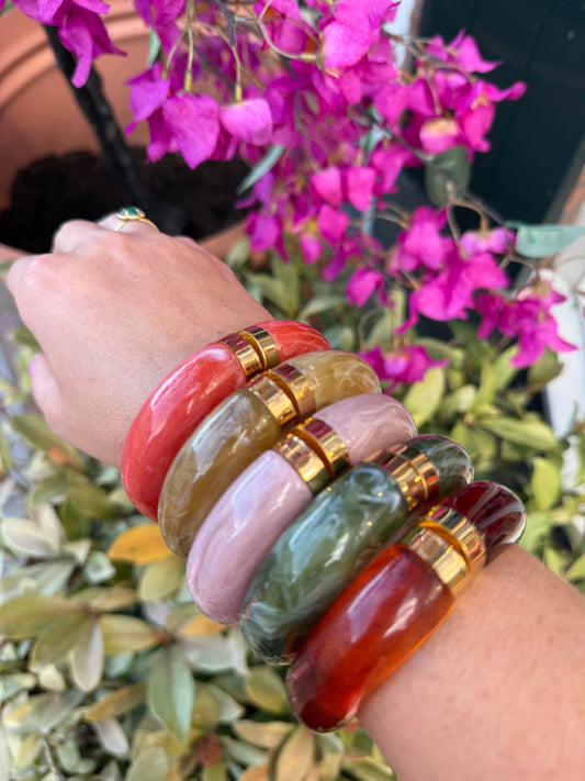 Bangle armband - Lichtroze