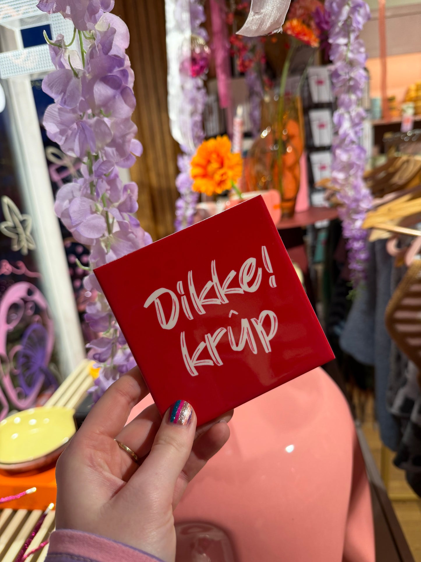 Tegeltje - Dikke krup