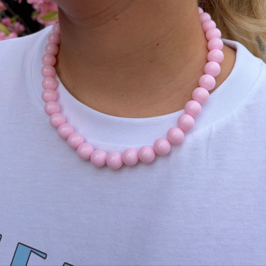 Kralenketting Ibiza S - Lichtroze
