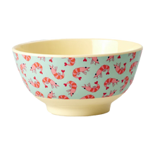 Afbeelding in Gallery-weergave laden, Melamine Bowl Medium - Shrimp print