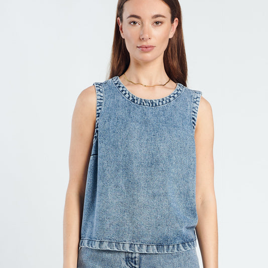 Spooq - Bekah top - Light blue
