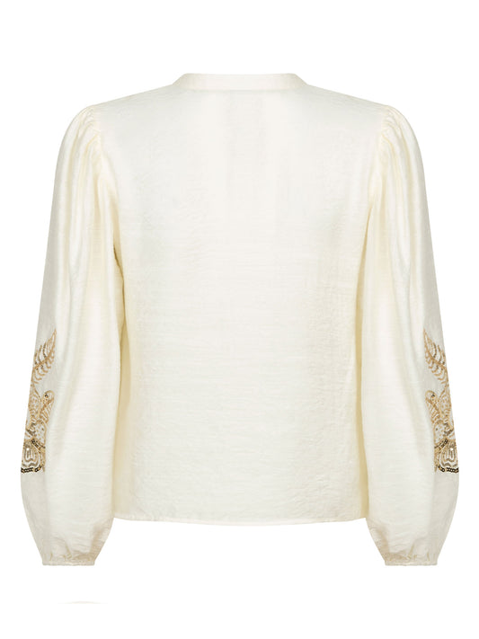 Ydence Blouse Rose - Ecru