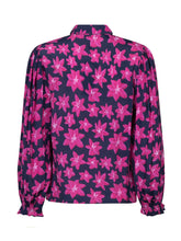 Afbeelding in Gallery-weergave laden, Ydence Blouse Alyssa - Navy flower