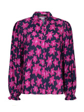 Afbeelding in Gallery-weergave laden, Ydence Blouse Alyssa - Navy flower