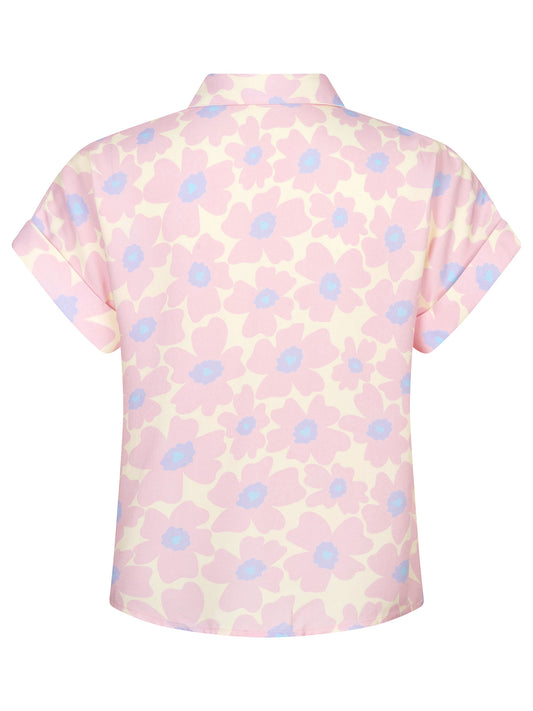 Ydence Blouse Tina - Soft pink flower
