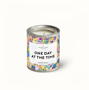 Candle tin - One day at the time