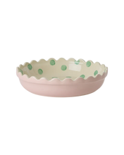 Afbeelding in Gallery-weergave laden, Rice - Stoneware Pie Dish - Pink/Creme