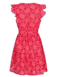 Dress Adeline - Coral Pink