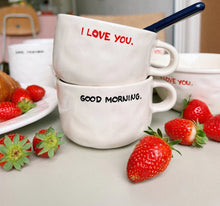 Afbeelding in Gallery-weergave laden, Anna + Nina I love you cappuccino mug