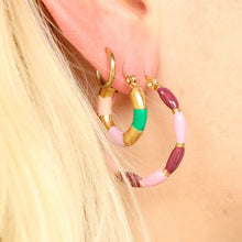 Afbeelding in Gallery-weergave laden, Mable oorbel - Tropical Hoop