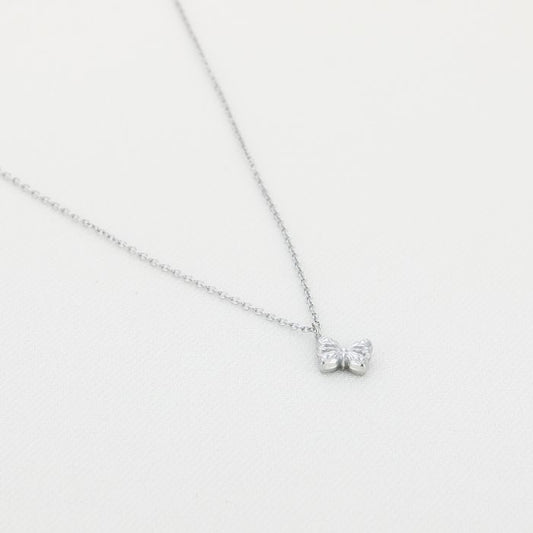 Ketting vlinder - Zilver