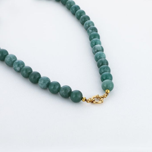 Kralen ketting - Lichtgroen