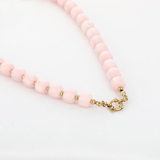 Kralenketting vierkant - Roze